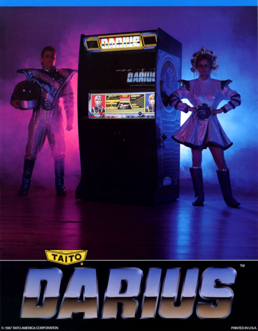 Darius (World) Arcade Game Cover